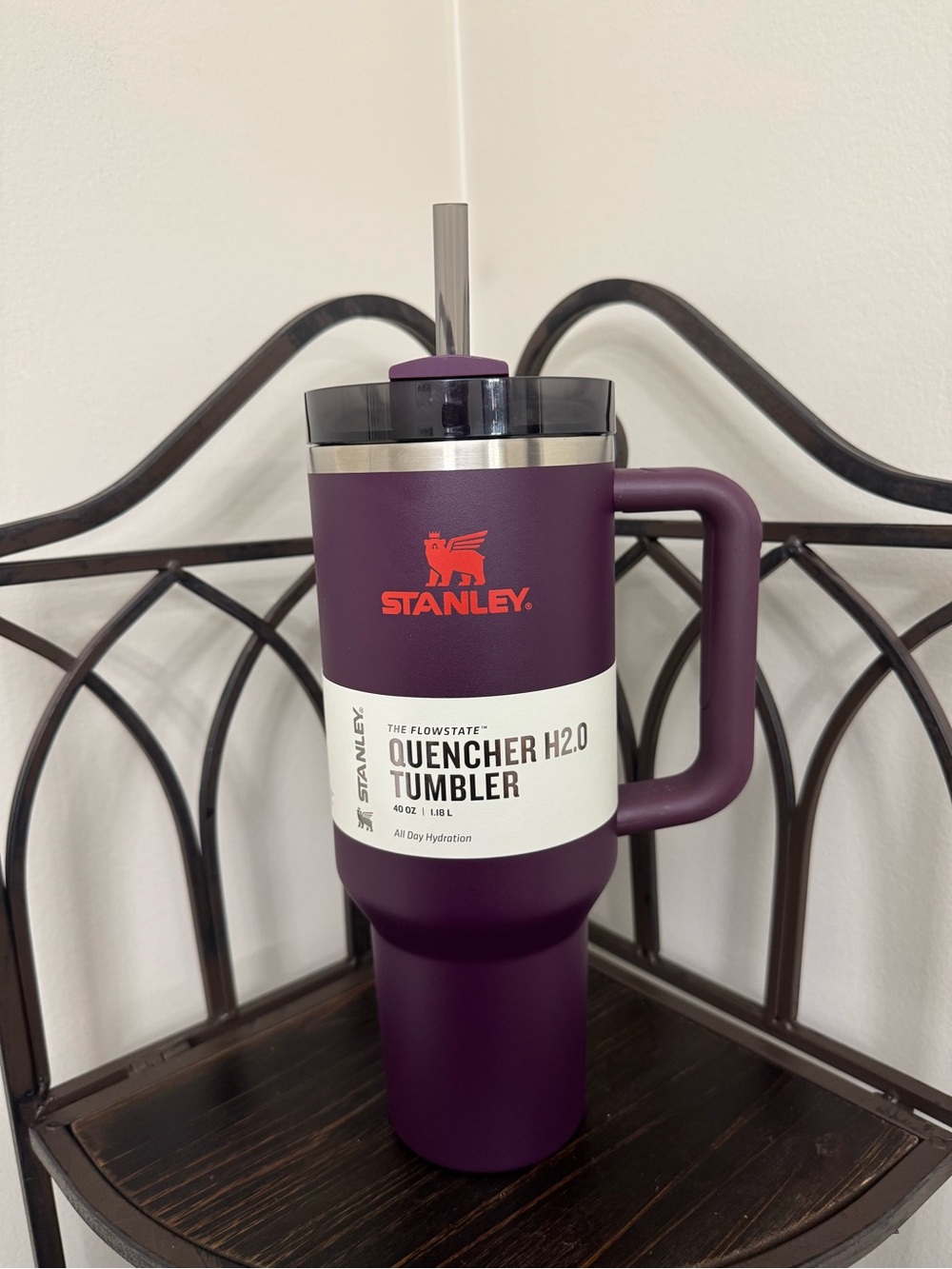 NWT Stanley Quencher H2.0 Tumbler - Plum TigerLilly 40oz